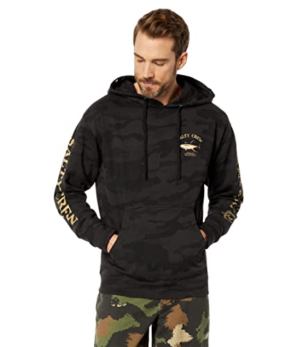 Salty Crew Ahi Mount Hood Fleece Black Camo 2Xl #TOP1