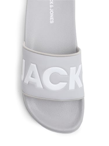 Image of JACK&JONES Men's Logo Print Pool Sliders