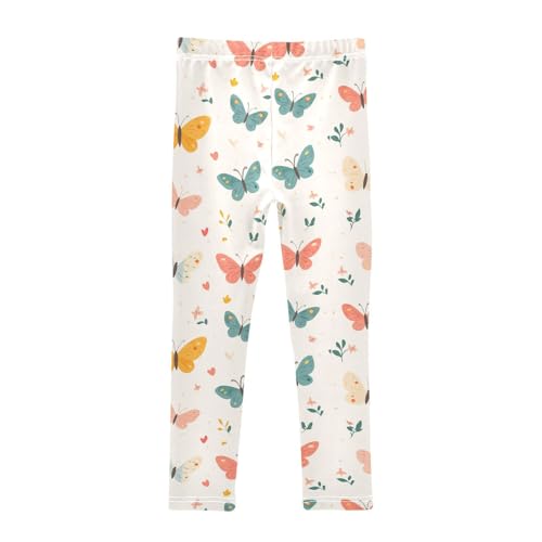 Girls Leggings Cartoon Butterfly Toddler Girls Clothes Leggings for Girls Toddler Girls Leggings 3-4T2