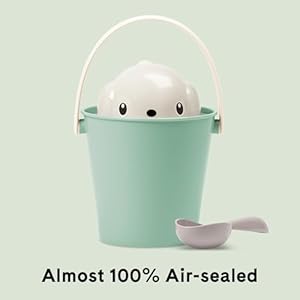 United Pets Crock Dog Food Storage Container | Adorable Pet Dry Foods Air Tight Container Bucket with Lids  Scoop | 2 Kg Large Capacity Dishwasher Safe Pet Food Container for Dogs | Dove Gray  Green  Cucciolini Doodles United pets crock dog food storage container | adorable pet dry foods air tight container bucket with lids  scoop | 2 kg large capacity dishwasher safe pet food container for dogs | dove gray  green   cucciolini doodles