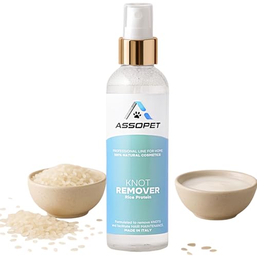 Entfilzungsspray Hund 250 ml Entfilzer & Entwirrungsspray löst Knoten & Verfilzungen Leave-In Fellspray mit Phytokeratin & Reisprotein Verbessert Kämmbarkeit Fettet Nicht Made in Italy