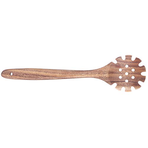 Pasta Server, Spaghetti Server Noodle Spoon Noodle Colander Non-Stick Teak Sturdy for Kitchen for Restaurant