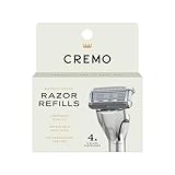 Cremo Razor Refills for Men, Astonishingly Superior Shaving Razors For Men, Compatible with Cremo Razors, 4 Pack