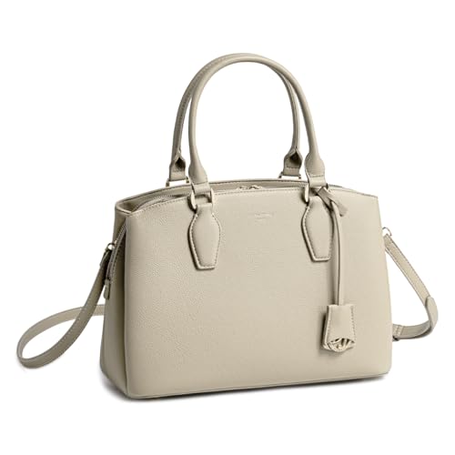 David Jones - Sac à Main Femme - Cabas Fourre-Tout Cuir PU Porté Epaule Bandoulière - Plusieurs Compartiments 3 Poches - Tote Ville Travail Elégant...