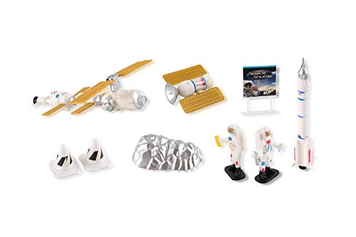 PowerTRC Diecast Space Shuttle Toy for Kids, Rocket Ship Pretend Play Toys, Astronaut Planet Exploration Space Station Play Set Science Toy for Kids Boys Girls Ages 3 4 5 6 7 8 9 Years Old Fun Gift - Thumbnail 3