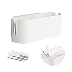 Togetherkings Bett Organizer Mit Haken,Einhängen Aufbewahrungskorb,Robuste Nachttisch Caddy,zum Aufhängen Von Schlafsälen, Bücher, Zeitschriften, Spielzeug, Handy, Kopfhörer (Weiß)