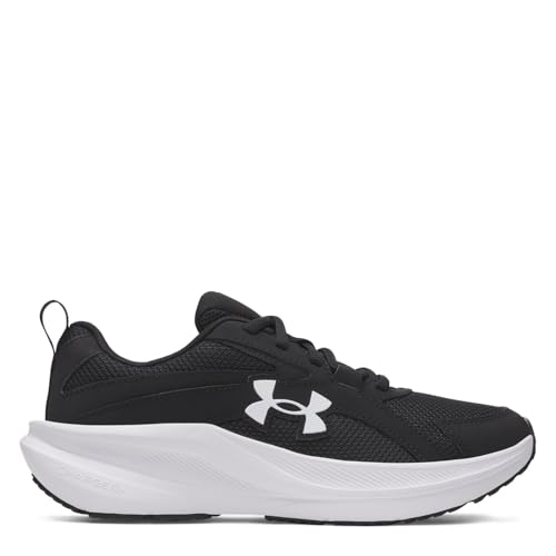 Under Armour Boys' Grade School Charged Assert 11, (001) Black/Black/White, 6, US