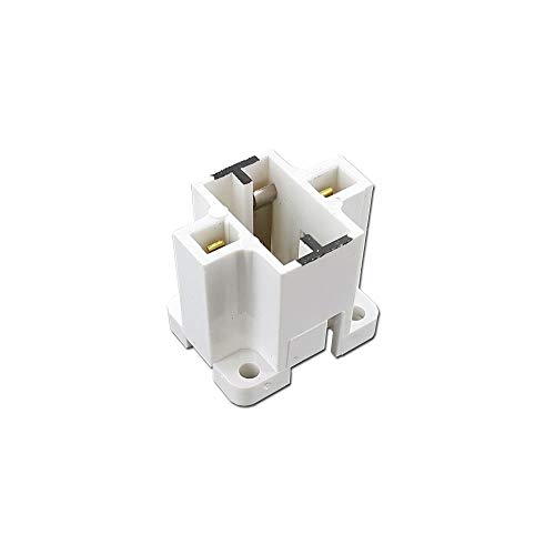 Leviton Gx23, Gx23-2 Base, 2-Pin, Compact Fluorescent Lampholder, 26720-400, White