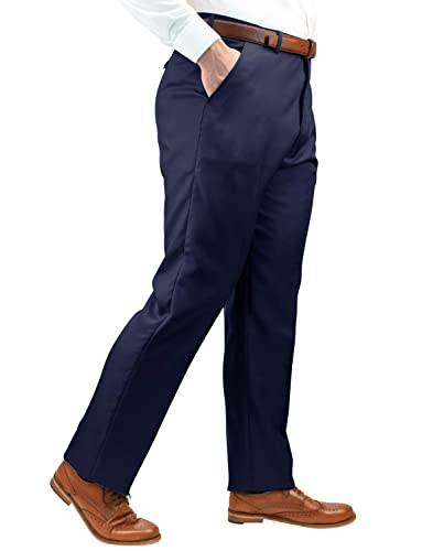 Chums HIGH-Rise Pants Poly Twill Pants with Stretch Waist Navy3