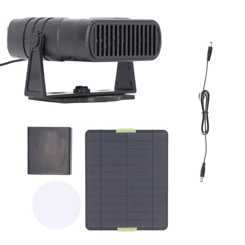 Calentador solar portátil de tamaño compacto, ideal para casas de mascotas, invernaderos y gallineros