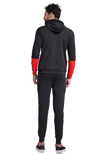 Image of YELLOW TREE Polyester Printed Tracksuits for Men | Running & Sports Tracksuits | Full Sleeve Tracksuits