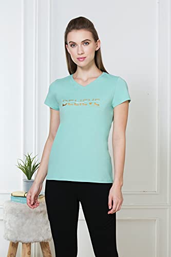 Image of Van Heusen Women's Cotton Relaxed Fit T-Shirt