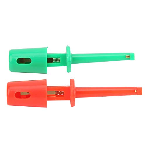 Image of Hilitand 20Pcs Test Hooks Multimeter Accessories Colorful Small Hook Clip Test Probe for Electronic Testing, Test Hooks for Test IC or Repair Electronic Products (Small Test Hook)
