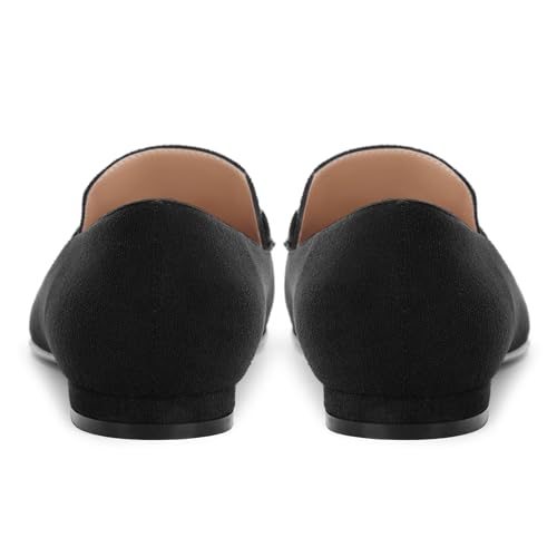 Image of Women's Loafers, Slip On Round Toe Comfortable Flats for Women Dressy and Work, Womens Business Casual Shoes