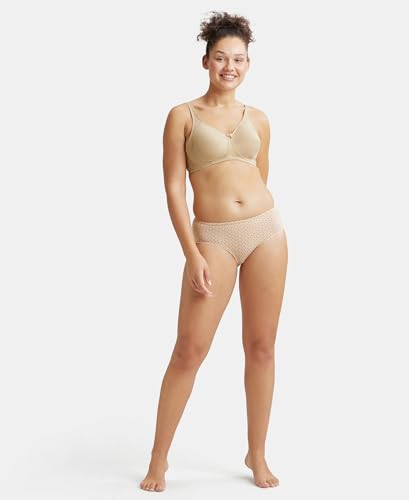 Image of Jockey ES13 Plus Size Bra | Wirefree | Non Padded | Full Coverage |Side Panel Support | Super Combed Cotton Elastane Fabric