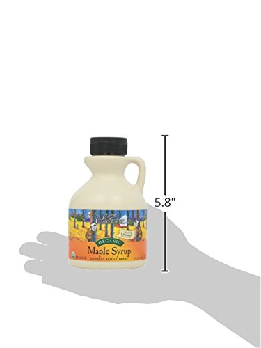 Miniatura 9 de Jarabe de arce orgánico grado A color oscuro sabor robusto 16 onzas líquidas