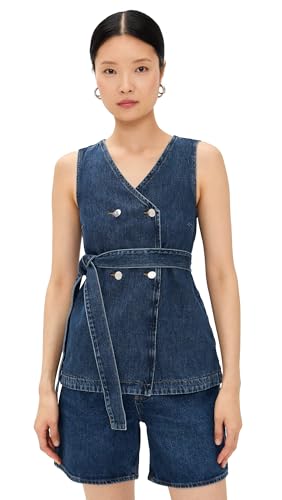 Women's Jate Denim Wrap Waistcoat Vest
