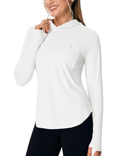 TBMPOY Women's UPF 50+ Sun Hoodie UV Protection Hiking Shirts Long Sleeve Lightweight Quick Dry Tops...