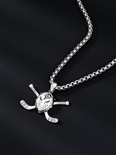 925 Sterling Silver Sports Necklace, Necklaces for Athletes or Sports Enthusiasts, Inspirational Jewelry Gifts for Men Women(with Gift Box)3