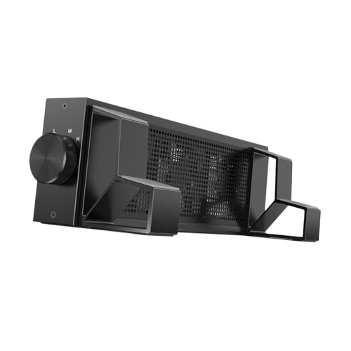 Base para laptop con ventiladores RGB y soporte ajustable miniatura 1