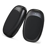 Phantasmia [充電式カイロ 2個セット ブラック – 分離式デザインで両面発熱 3秒速暖 3段温度調節 USB充電]