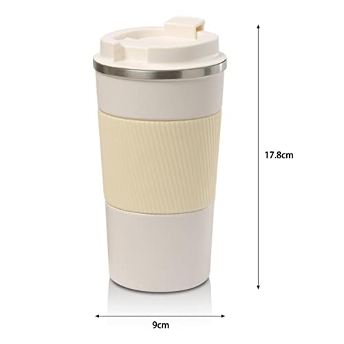 XKUN Taza de Viaje Taza De Café Tazas Portátil Taza De Viaje Taza Térmica Termos Tazas De Té Tazas De Agua Botella De… - Imagen 8