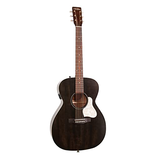 art & lutherie 6 String Acoustic Guitar, Right Hand, Faded Black, Full (051779)