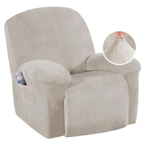 H.VERSAILTEX Velvet Stretch Recliner Slipcover