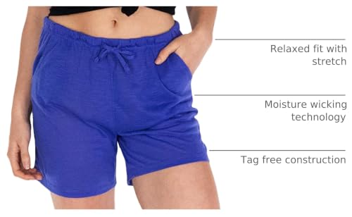 Image of Sexy Basics Women's Drawstring Shorts | Semi-Sheer Casual Lounge - Sleep - Spa Cover Up |Multipacks