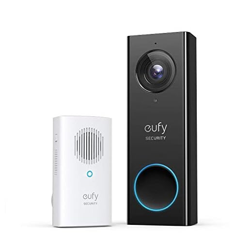 eufy Security, Wi-Fi Video Doorbell, 1080p-Grade Resolution, No Monthly Fee, Secure Local Storage, Human Detection, 2-way Audio, Free Wireless Chime-Requires Existing Doorbell Wires (Renewed)