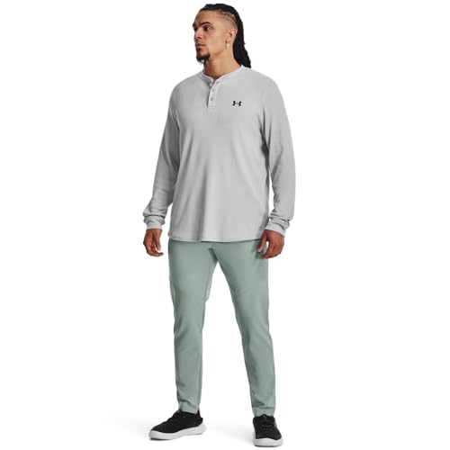 Henley Under Armour gaufré homme gris Mod S