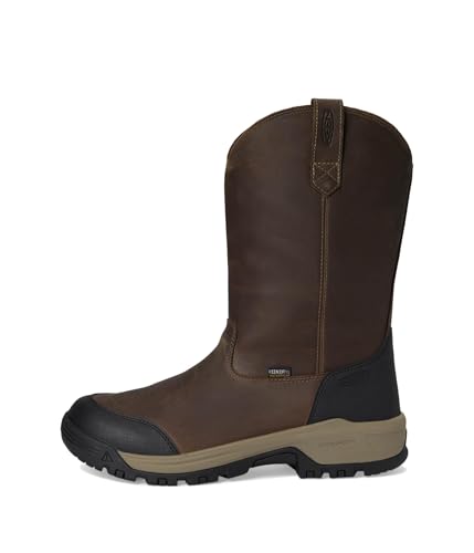 KEEN Utility Men's Evanston Soft Toe Waterproof Leather Durable Construction Pull on Work Boots4