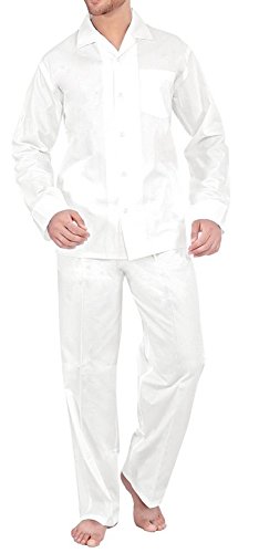 tatwam Men's Cotton Plain/Solid Nightwear Set Pack of 1 (NS2533F_XL_WHITE_White_X-Large)-picture-19