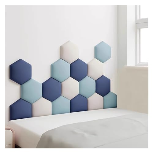 Paneles de pared 3D autoadhesivos decorativos con protección infantil