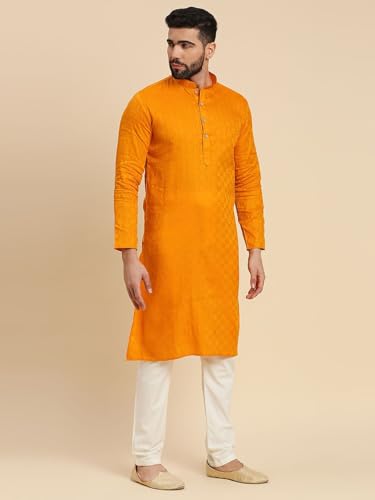 Image of Rajubhai Hargovindas Men's Premium Soft Cotton Long Kurta