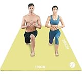 RYTMAT Yogamatte XXL 200x130cm NBR 15mm Dick und Bequem Gymnastikmatte für Heim-Fitness Yoga Pilates, Eltern-Kind-Aktivitäten, Senioren-Fitness, Spielmatte für Hunde