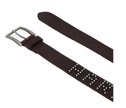 Harley-Davidson Women's Heat Embossed Logo Genuine Leather Belt - Brown3