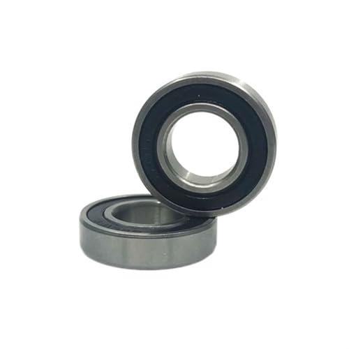 DUKUTS 2 Pcs 6000 2RS 10X26X8 Mm Keramik Hibrida Bantalan Bola Dalam Alur SI3N4 Bola 6000RS 10 * 26 * 8 Mm untuk Sepeda Bagian