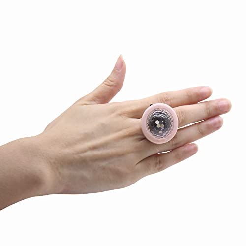 Tiardey 3pcs LED Flash Finger Rings Light - Favors Light-up Rings for Christmas/Halloween Party,Bar Party Ballroom Concert Running etc - Image 3