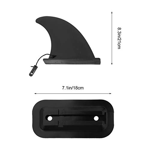 BESPORTBLE Barbatanas de plástico para prancha de surfe para prancha de surf única para prancha de s