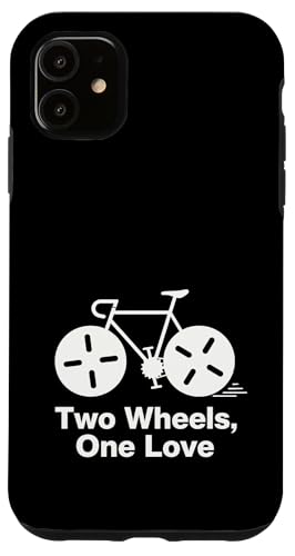 Two Wheels One Love ~j}]ԃC_[fUC X}zP[X iPhone 11 p