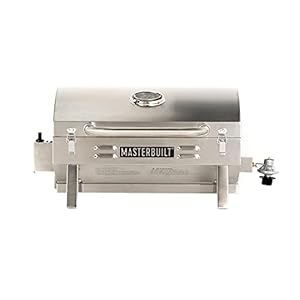 Masterbuilt MB20030819 Portable Propane Grill, Stainless Steel