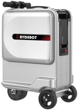 Rydebot Puledro- Smart Motorized Rideable Carry-on Suitcase/Luggage for Adults/Kids (Silver)