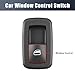 X AUTOHAUX 04602864AC Rear Left Right Passenger Car Power Window Switch for Dodge for Ram 1500 2009-2012 for Ram 2500 3500 2010-2012