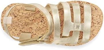 OshKosh B'Gosh Girls Raquel Sandal, Gold, 6 Toddler | Image 3