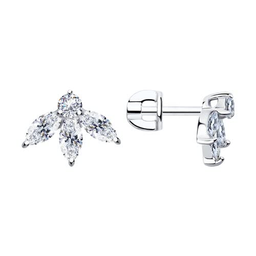 Secretforyou - Orecchini in argento Sterling 925 con zirconi