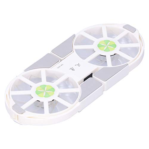Laptop Cooling Pad, 80x15mm Plegable con Ventilador para Laptop para Oficina y Hogar, Soporte de Rejilla Térmica para Juegos (Blanco) miniatura 4