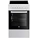 Cuisinière Vitrocéramique 60l 4 Feux Blanc - FSS57100GW