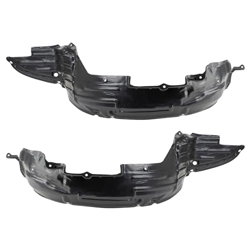 Image of TRQ Front Inner Fender Liner Set Compatible with 2002-2006 Nissan Altima NI1250113 NI1251113
