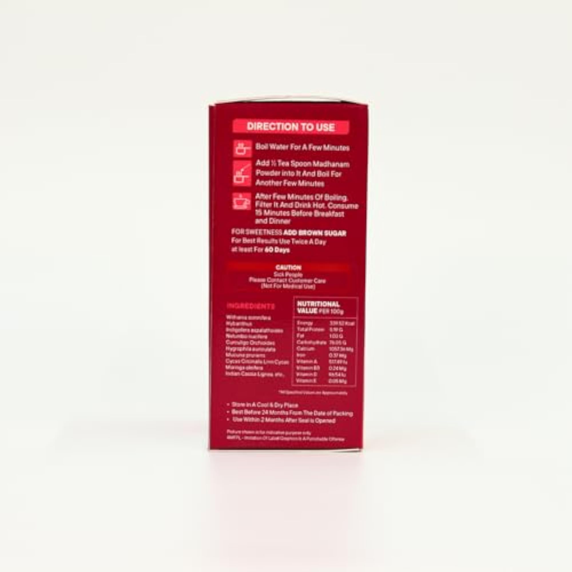 Madhanam Herbal Supplement, 100% Natural